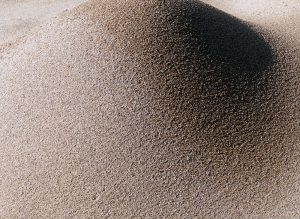 Antje Otto Glaskunst-Hintergrund Sand